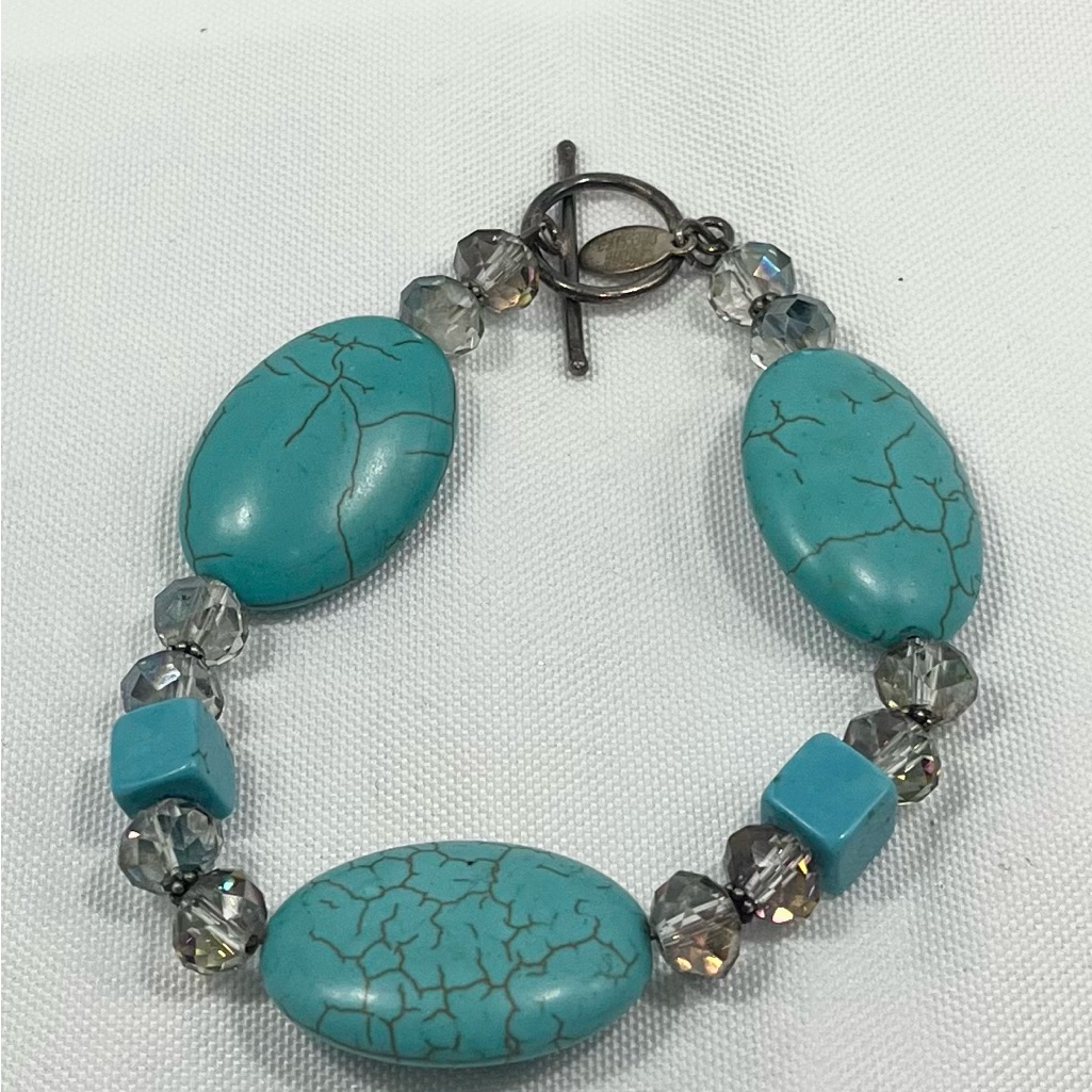 Vintage Turquoise Beaded Bracelet